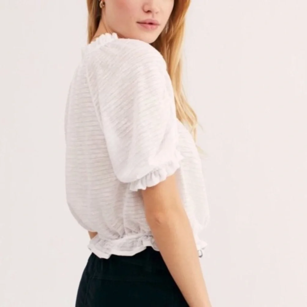 Free People White Top